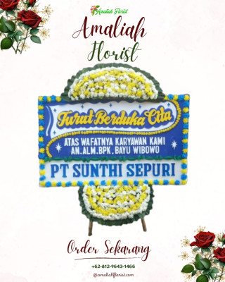 Papan Bunga Duka di Plosogaden