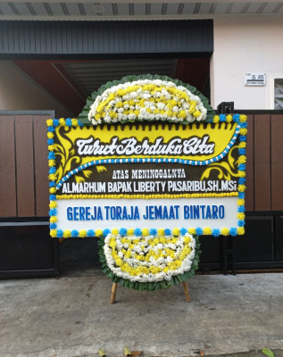 Papan Bunga Duka di Plosogaden